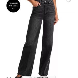 PAIGE Dark Gray Denim Jeans
